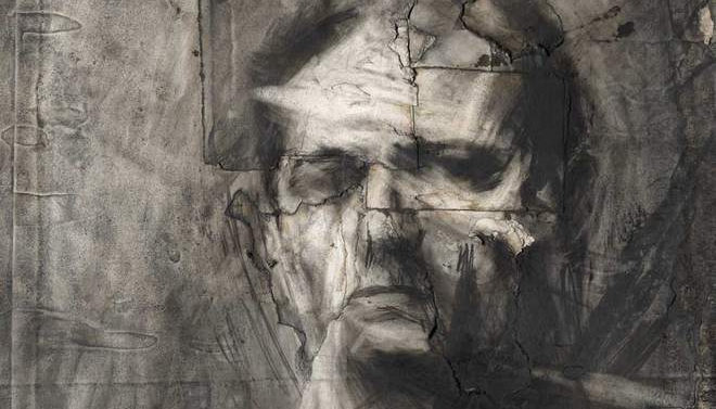 Auerbach self portrait 1958