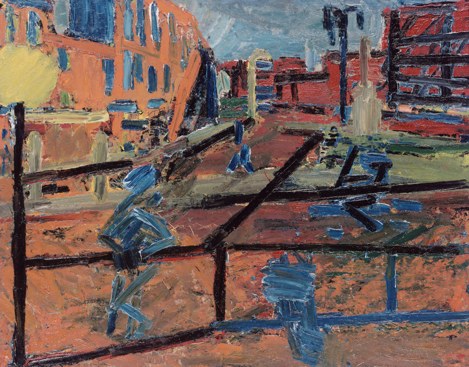 Mornington crescent 1970 by frank auerbach marlborough
