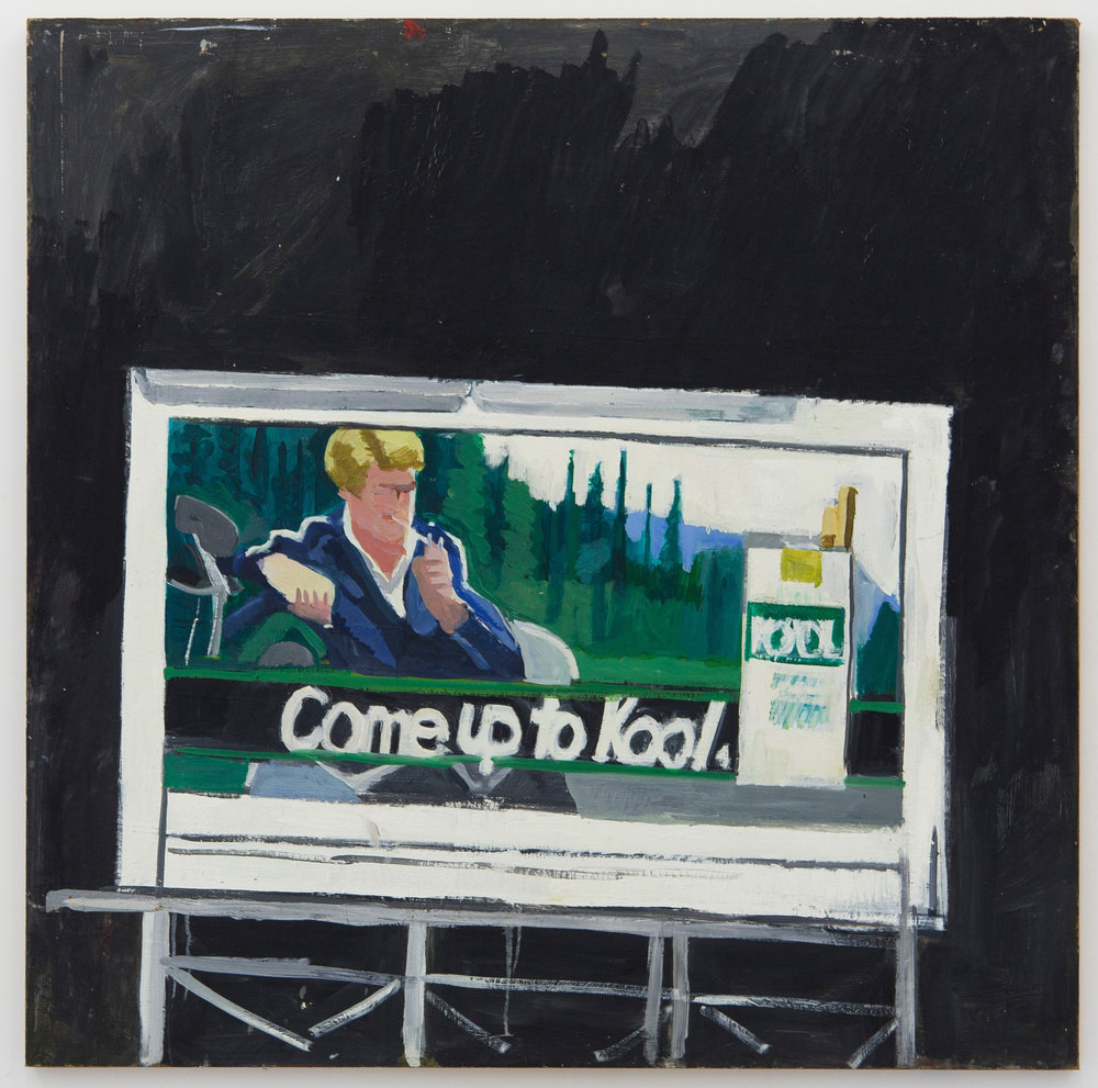 Aitken come up to kool 1989 oil on masonite 48 x 48 in. 1221.92 x 121.92 cm cnx 7161