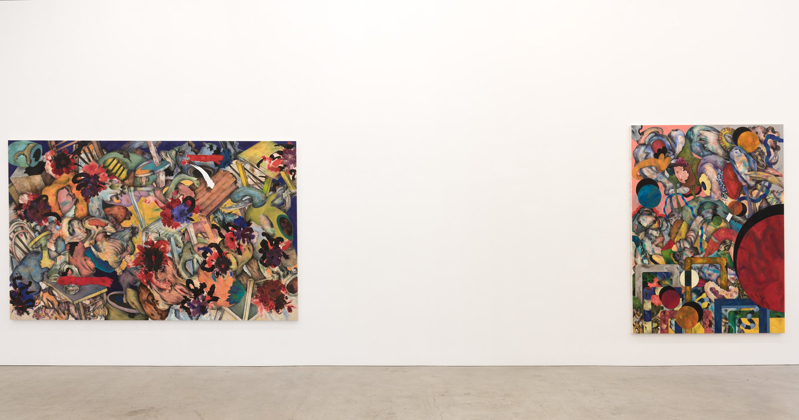 Ahmed alsoudani. marlborough contemporary new york installation view 5 copy