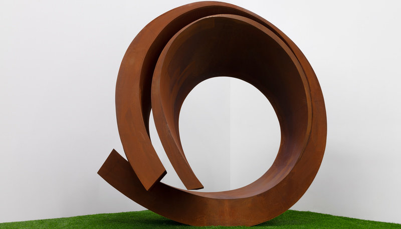 Pepper, clodia medea, 2014 2018, cor ten steel, edition of 4, 89 3 4 x 95 5 8 x 59 in.,228 x 243 x 150 cm, non 60.575 pierre le hors