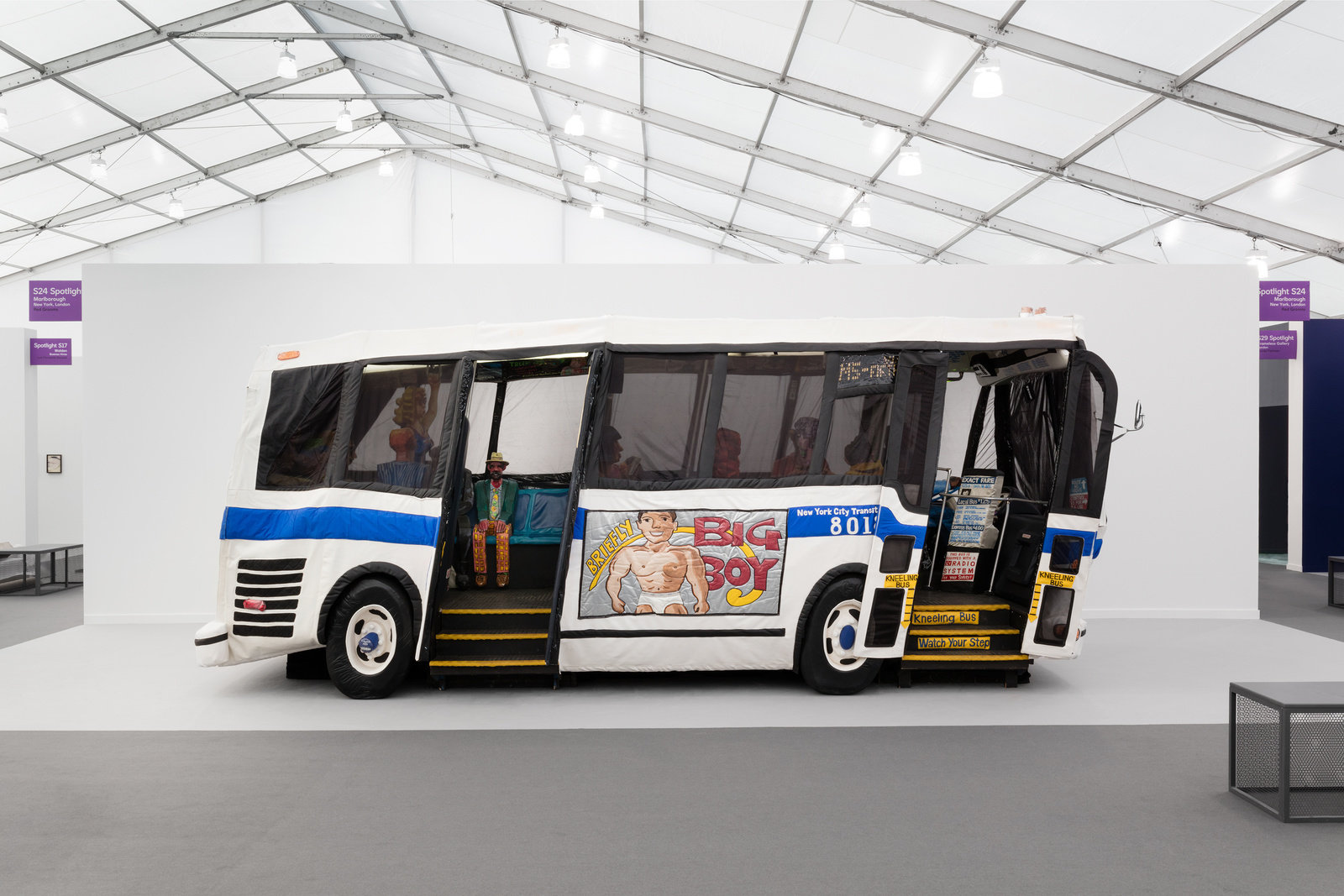 The bus by red grooms frieze spotlight 2019 marlborough