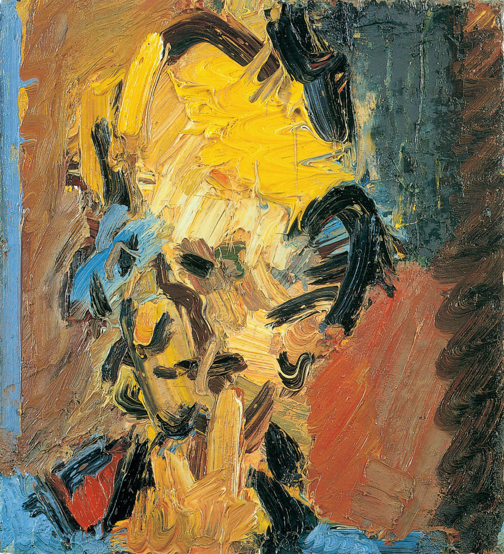 Head of william feaver by frank auerbach marlborough