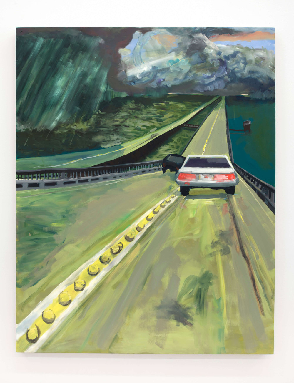 Lake pontchartrain causeway 2017 by celeste dupuy spencer marlborough contemporary new york