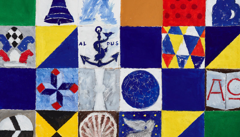 Tilson, the stones of venice san marco 36 ii, 2018, acrylic on canvas, 72 x 72 in., 183 x 183 cm, 314209