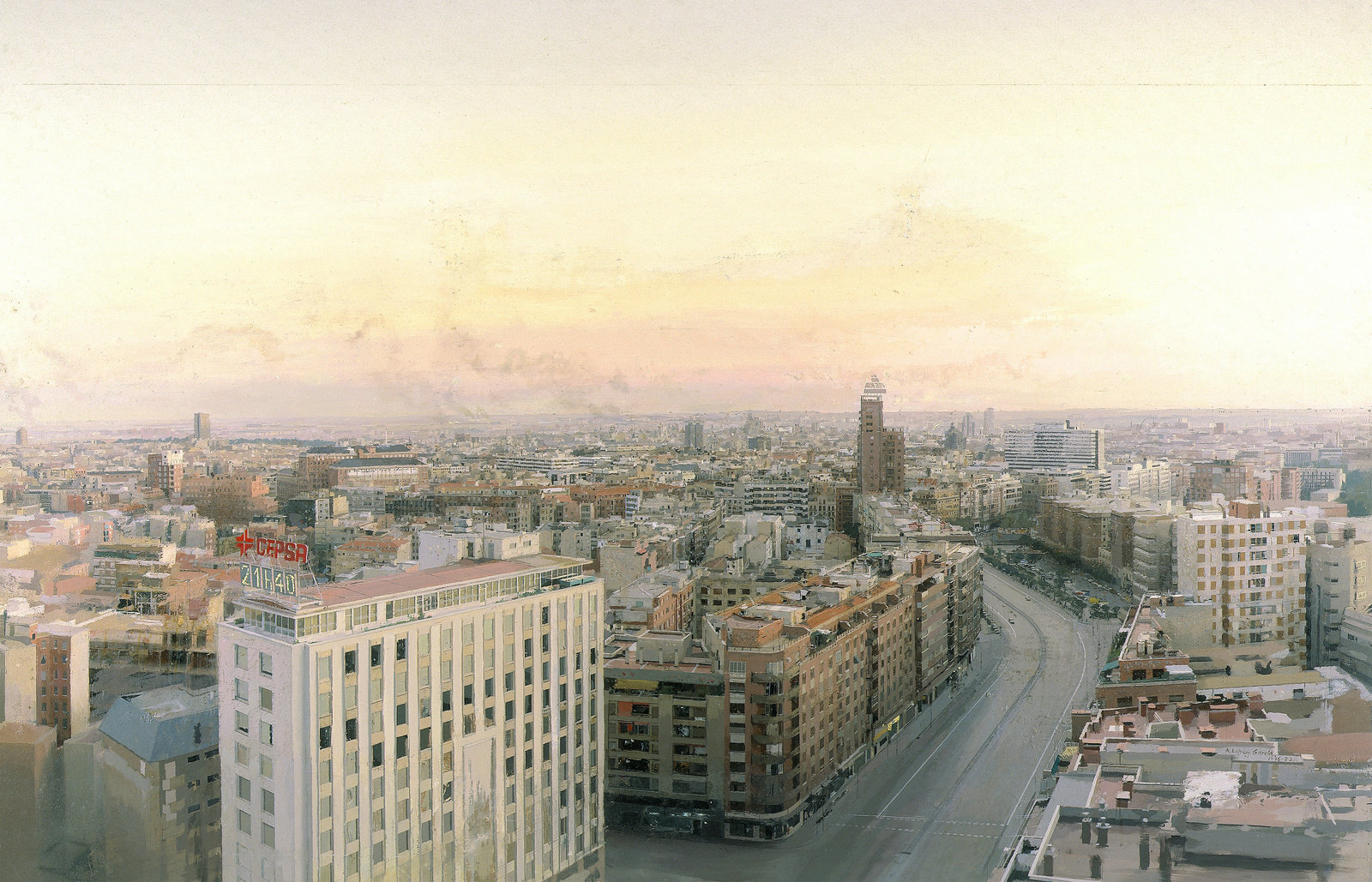 Madrid desde torres blancas by antonio lopez garcia marlborough