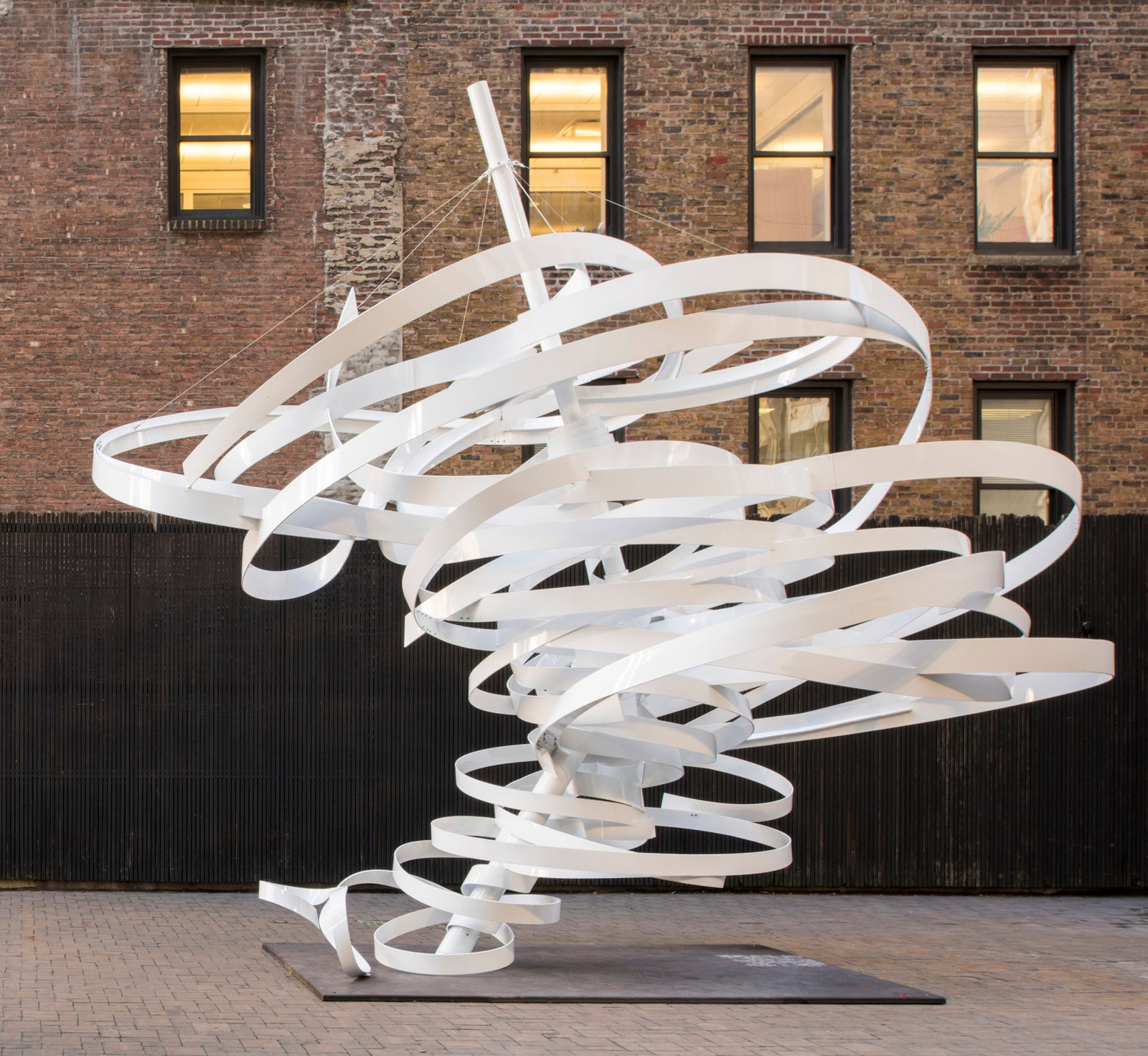 Aycock, devil whirls, 2017, white powder coated aluminum,  non 59.475