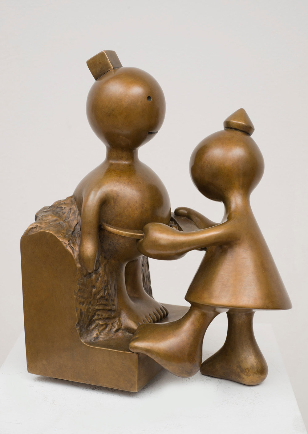 Otterness, cone measuring sphere (small), 2013, bronze, 1 of 9, 13 1 2 x 6 1 4 x 10 1 4 in, non 54.828