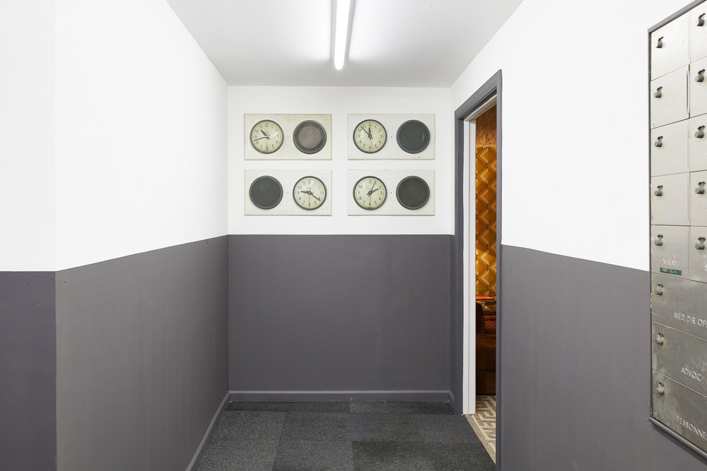 Freeman and lowe. colony sound (r.2 industrail hallway). marlborough, london installation view 4 luke walker