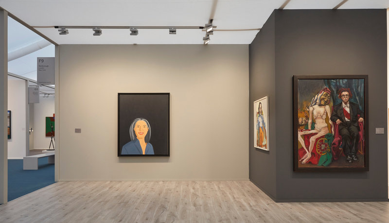 Marlborough's booth of portraiture at Frieze Masters
