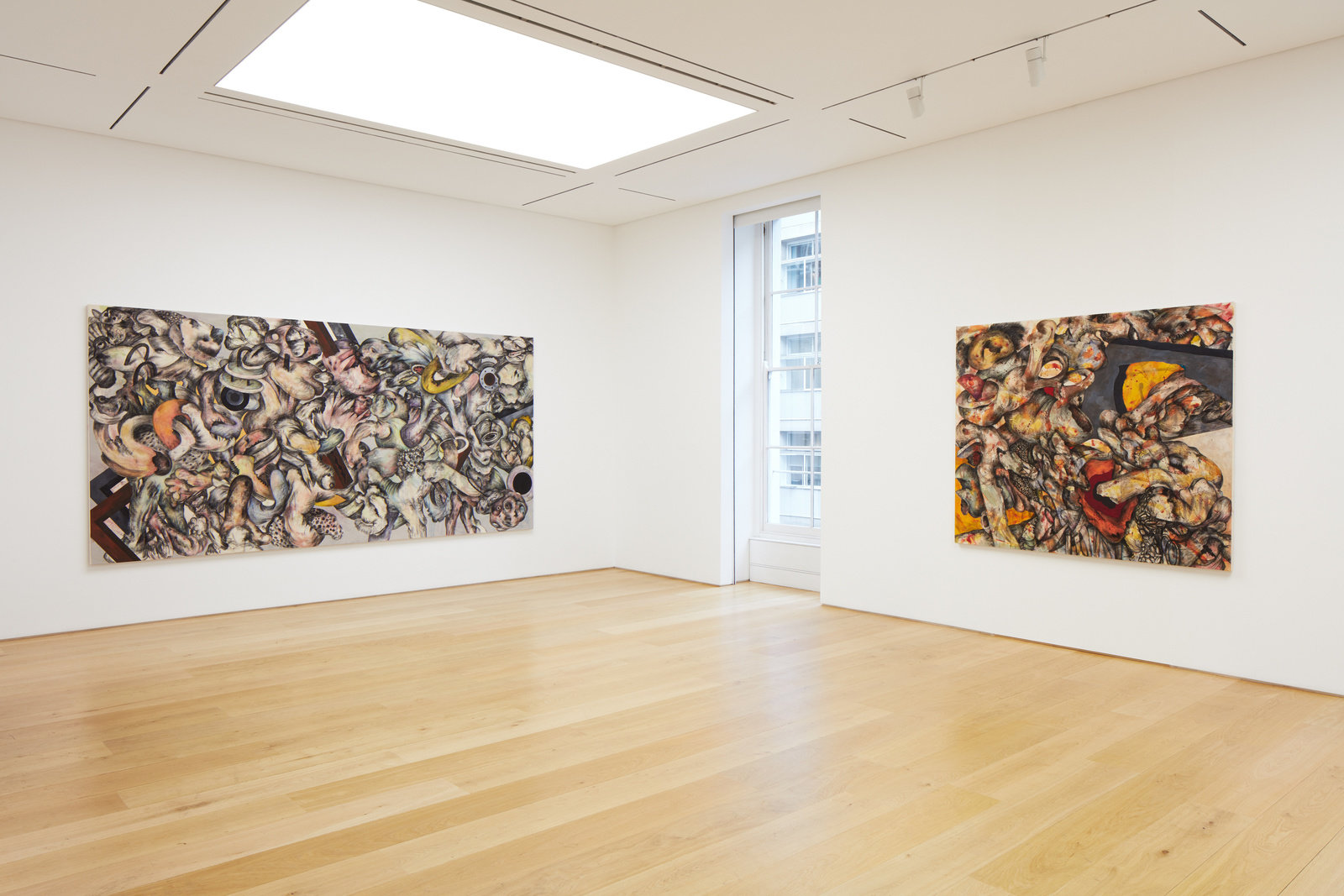 Ahmed alsoudani. marlborough contemporary london. installation view 6
