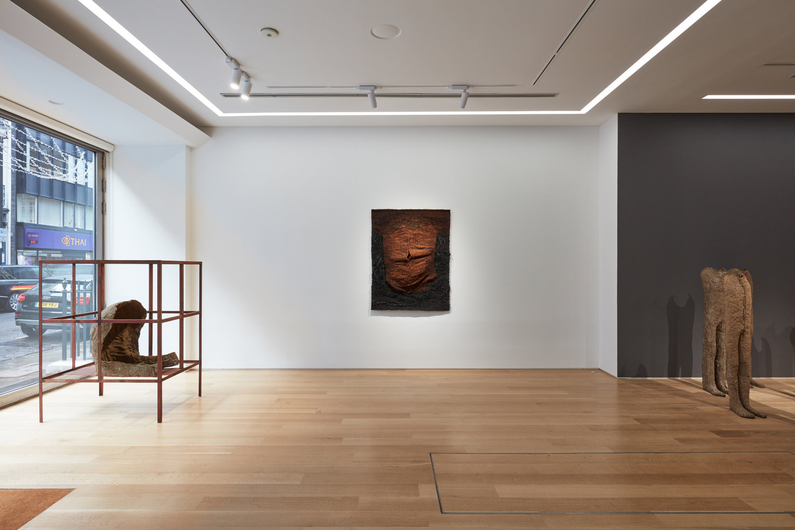 Abakanowicz, corporeal materiality. marlborough, london installation view 1 luke walker