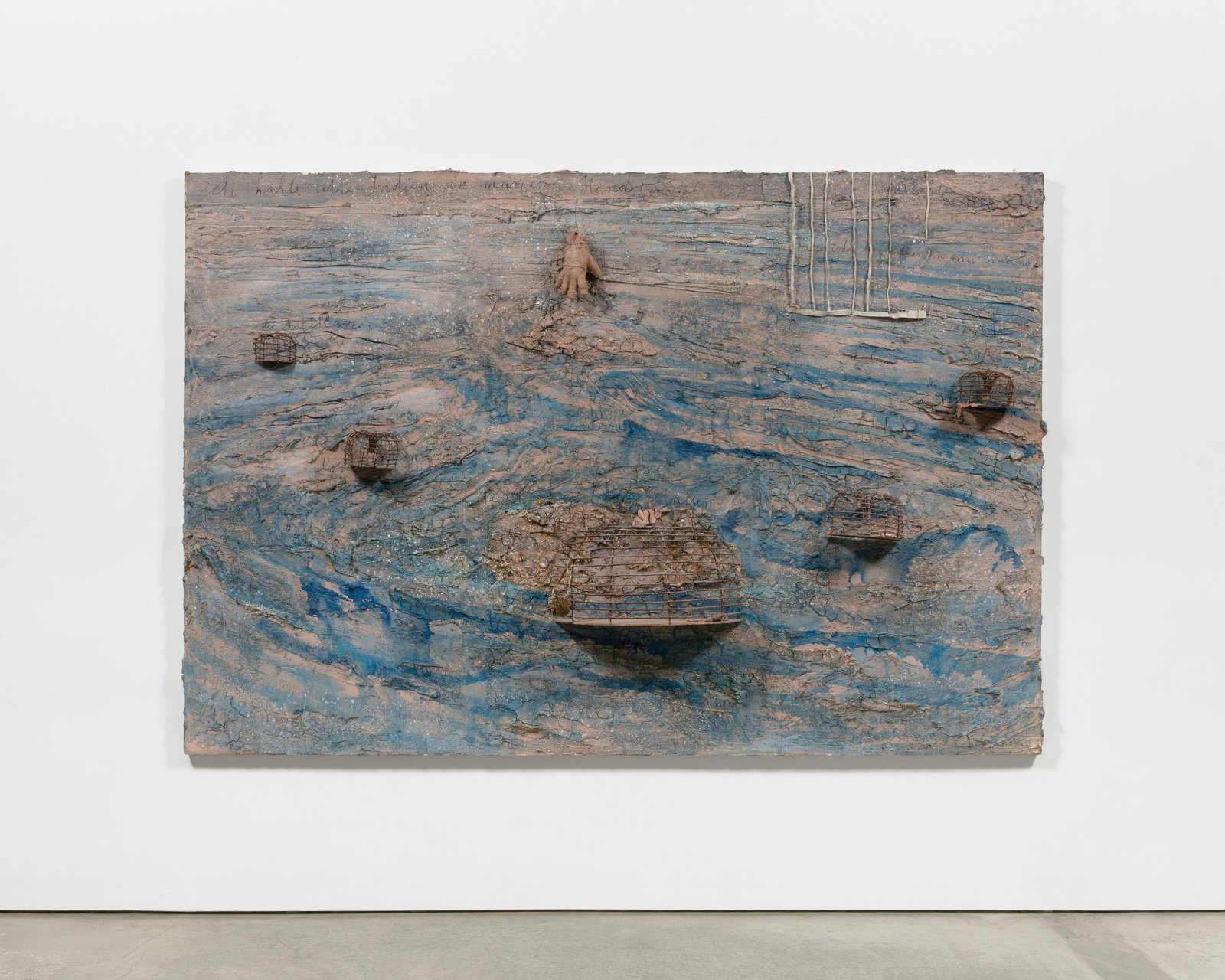 Ich halte alle indien in meiner hand by anselm kiefer marlborough new york