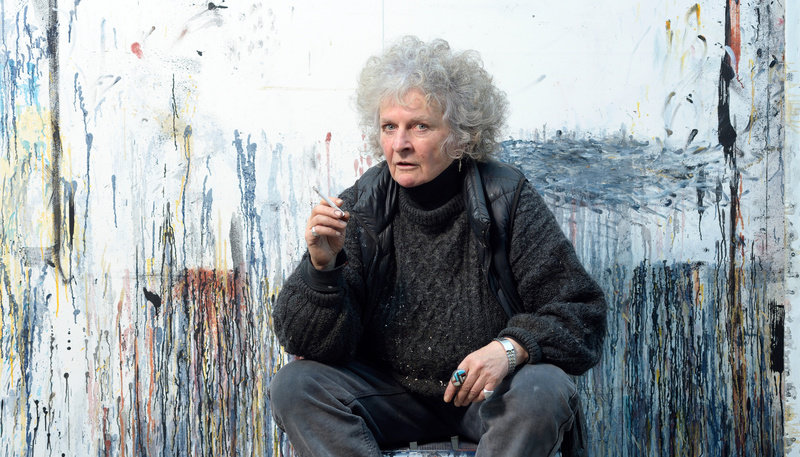 Maggi Hambling, photographed by Douglas Atfield