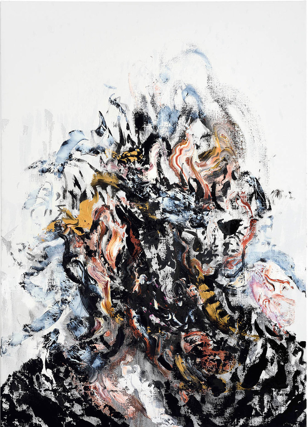 Maggi hambling hamlet oil on canvas 2015 67x48inches